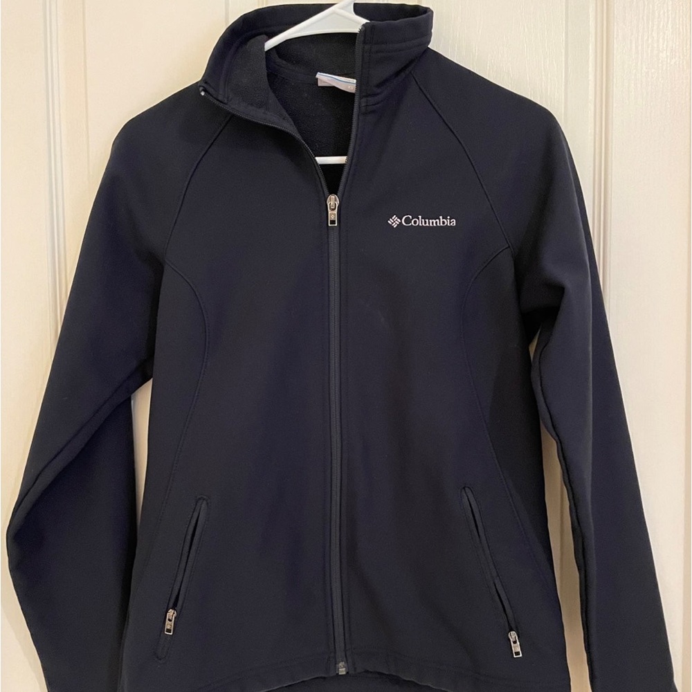 Women’s xs Columbia Soft Shell Jacket Navy